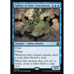 Reality Fracture - 40 - Sphinx of False Conclusions - Rare - U - Non-foil (Front)