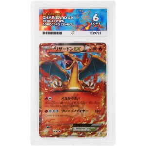 ACE 6 EX-MT - 2014 Pokemon Promo Charizard EX CoroCoro Comics #030/XY-P front
