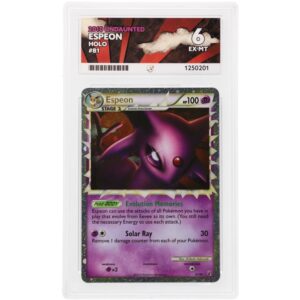 ACE 6 Excellent-Mint - 2010 Pokemon Undaunted Espeon Holo #81