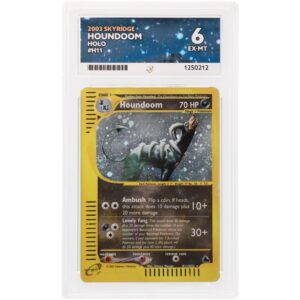 ACE 6 Excellent-Mint - 2003 Pokemon Skyridge Houndoom Holo #H11