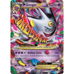 PSA 9 Mint - 2016 Pokemon XY Black Star Promo M Gengar EX Holo #XY166