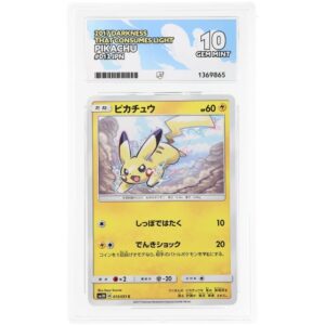 ACE 10 Gem Mint - 2017 Pokemon Japanese Darkness That Consumes Light Pikachu #013