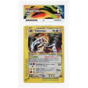 ACE 1 Poor - 2003 Pokemon Skyridge Kabutops Holo #150