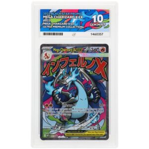 ACE 10 Gem Mint - 2025 Pokemon Black Star Promo Mega Charizard X EX #023