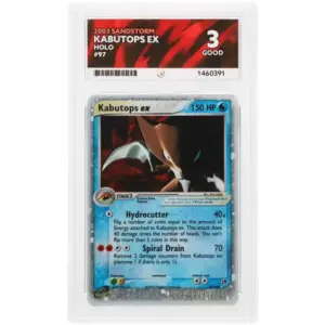 ACE 3 Good - 2003 Pokemon Sandstorm Kabutops ex Holo #97