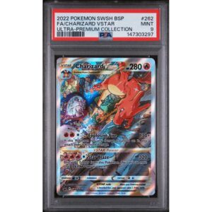 PSA 9 Mint - 2022 Pokemon SWSH Black Star Promo Charizard VSTAR #262