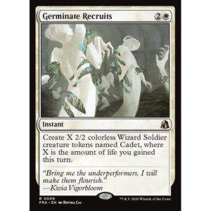 Reality Fracture - 9 - Germinate Recruits - Rare - W - Non-foil (Front)