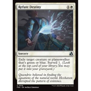 Reality Fracture - 18 - Refute Destiny - Uncommon - W - Non-foil (Front)