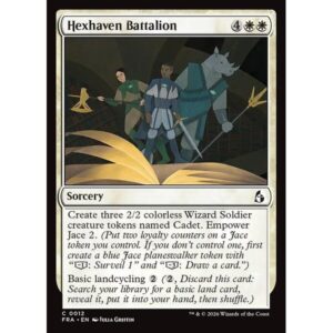 Reality Fracture - 12 - Hexhaven Battalion - Common - W - Non-foil (Front)