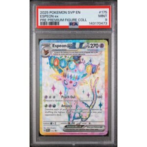 PSA 9 Mint - 2025 Pokemon Black Star Promo Espeon ex #175