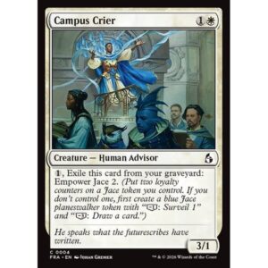 Reality Fracture - 4 - Campus Crier - Common - W - Non-foil (Front)