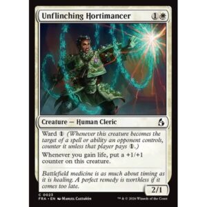Reality Fracture - 23 - Unflinching Hortimancer - Common - W - Non-foil (Front)