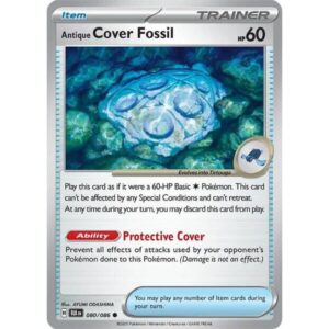 Black Bolt - 080/086 - Antique Cover Fossil - Reverse Holo