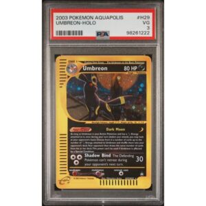 PSA 3 Very Good - 2003 Pokemon Aquapolis Umbreon Holo #H29