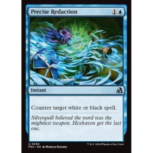 Reality Fracture - 36 - Precise Redaction - Uncommon - U - Non-foil (Front)