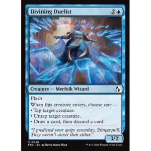 Reality Fracture - 29 - Divining Duelist - Common - U - Non-foil (Front)