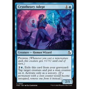 Reality Fracture - 27 - Cryotheory Adept - Common - U - Non-foil (Front)