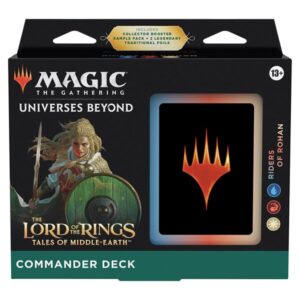 Magic The Lord of the Rings Commander Deck - Riders of Rohan (front)