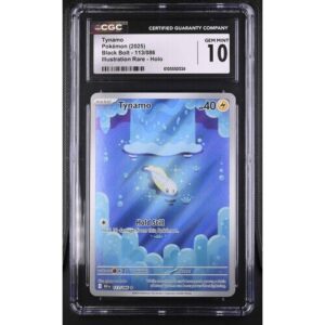 CGC 10 Gem Mint - 2025 Pokemon Black Bolt Tynamo Illustration Rare Holo #113
