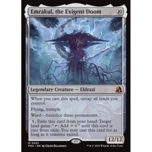 Reality Fracture - 1 - Emrakul, the Exigent Doom - Mythic - C - Non-foil (Front)