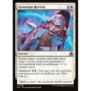 Reality Fracture - 8 - Generous Revival - Uncommon - W - Non-foil (Front)