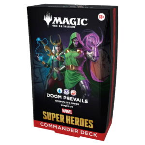 Magic Marvel Super Heroes Commander Deck - Doom Prevails (front)
