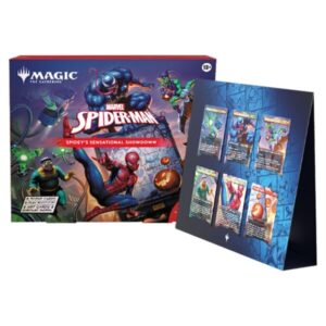 Magic: The Gathering Marvel's Spider-Man Scene Box - Spidey's Sensational Showdown (box and easel)