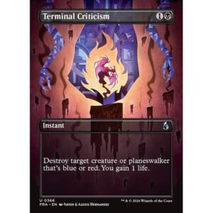 Reality Fracture - 366 - Terminal Criticism - Uncommon - B - Non-foil (Front)