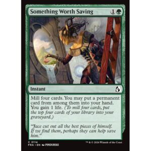 Reality Fracture - 114 - Something Worth Saving - Common - G - Non-foil (Front)