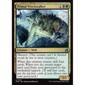 Reality Fracture - 144 - Primal Witchstalker - Uncommon - BG - Non-foil (Front)