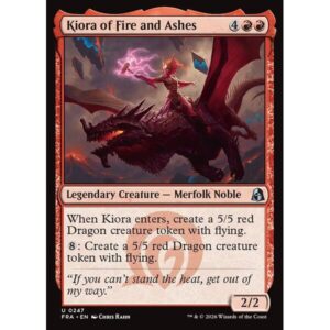 Reality Fracture - 247 - Kiora of Fire and Ashes - Uncommon - R - Non-foil (Front)