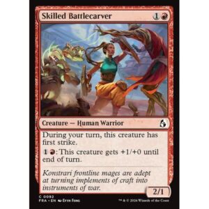 Reality Fracture - 92 - Skilled Battlecarver - Common - R - Non-foil (Front)