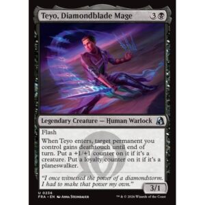 Reality Fracture - 236 - Teyo, Diamondblade Mage - Uncommon - B - Non-foil (Front)