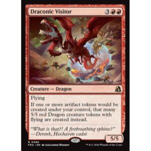 Reality Fracture - 80 - Draconic Visitor - Rare - R - Non-foil (Front)