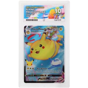 ACE 10 Gem Mint - 2021 Pokemon Celebrations Flying Pikachu VMAX Full Art #007