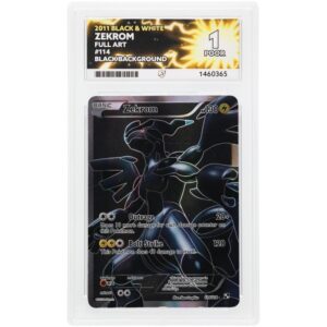 ACE 1 Poor - 2011 Pokemon Black & White Zekrom Full Art Black Background #114