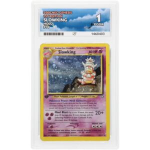 ACE 1 Poor - 2000 Pokemon Neo Genesis 1st Edition Slowking Holo #14
