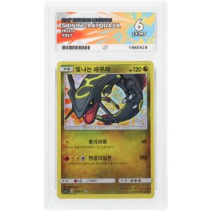 ACE 6 Excellent-Mint - 2017 Pokemon Korean Shining Legends Shining Rayquaza #057