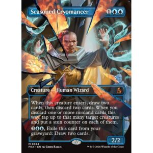 Reality Fracture - 324 - Seasoned Cryomancer - Mythic - U - Non-foil (Front)