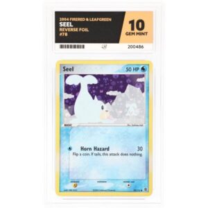 ACE 10 Gem Mint - 2004 Pokemon EX FireRed & LeafGreen Seel Reverse Foil #78