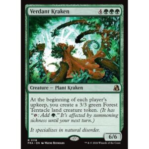 Reality Fracture - 118 - Verdant Kraken - Rare - G - Non-foil (Front)
