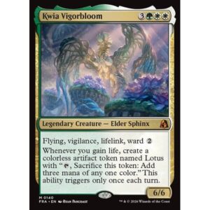 Reality Fracture - 140 - Kwia Vigorbloom - Mythic - WG - Non-foil (Front)