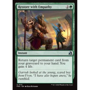 Reality Fracture - 112 - Restore with Empathy - Uncommon - G - Non-foil (Front)