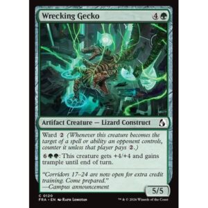 Reality Fracture - 120 - Wrecking Gecko - Common - G - Non-foil (Front)