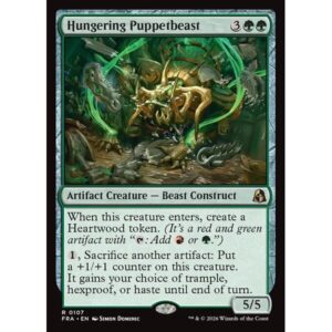 Reality Fracture - 107 - Hungering Puppetbeast - Rare - G - Non-foil (Front)