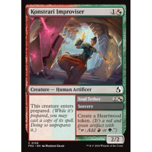 Reality Fracture - 139 - Konstrari Improviser // Soul Tether - Common - RG - Non-foil (Front)