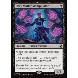 Reality Fracture - 52 - Dark Matter Manipulator - Rare - B - Non-foil (Front)