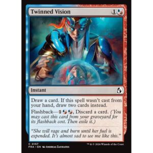 Reality Fracture - 157 - Twinned Vision - Common - UR - Non-foil (Front)