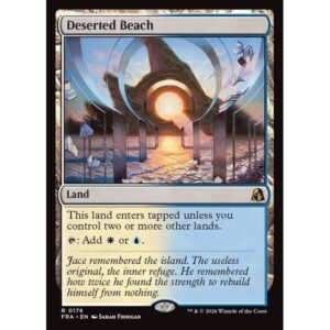 Reality Fracture - 176 - Deserted Beach - Rare - C - Non-foil (Front)