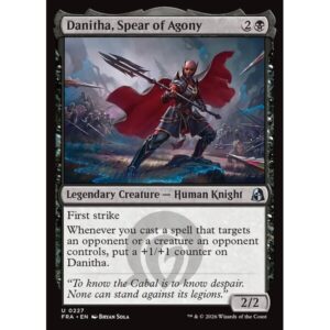 Reality Fracture - 227 - Danitha, Spear of Agony - Uncommon - B - Non-foil (Front)